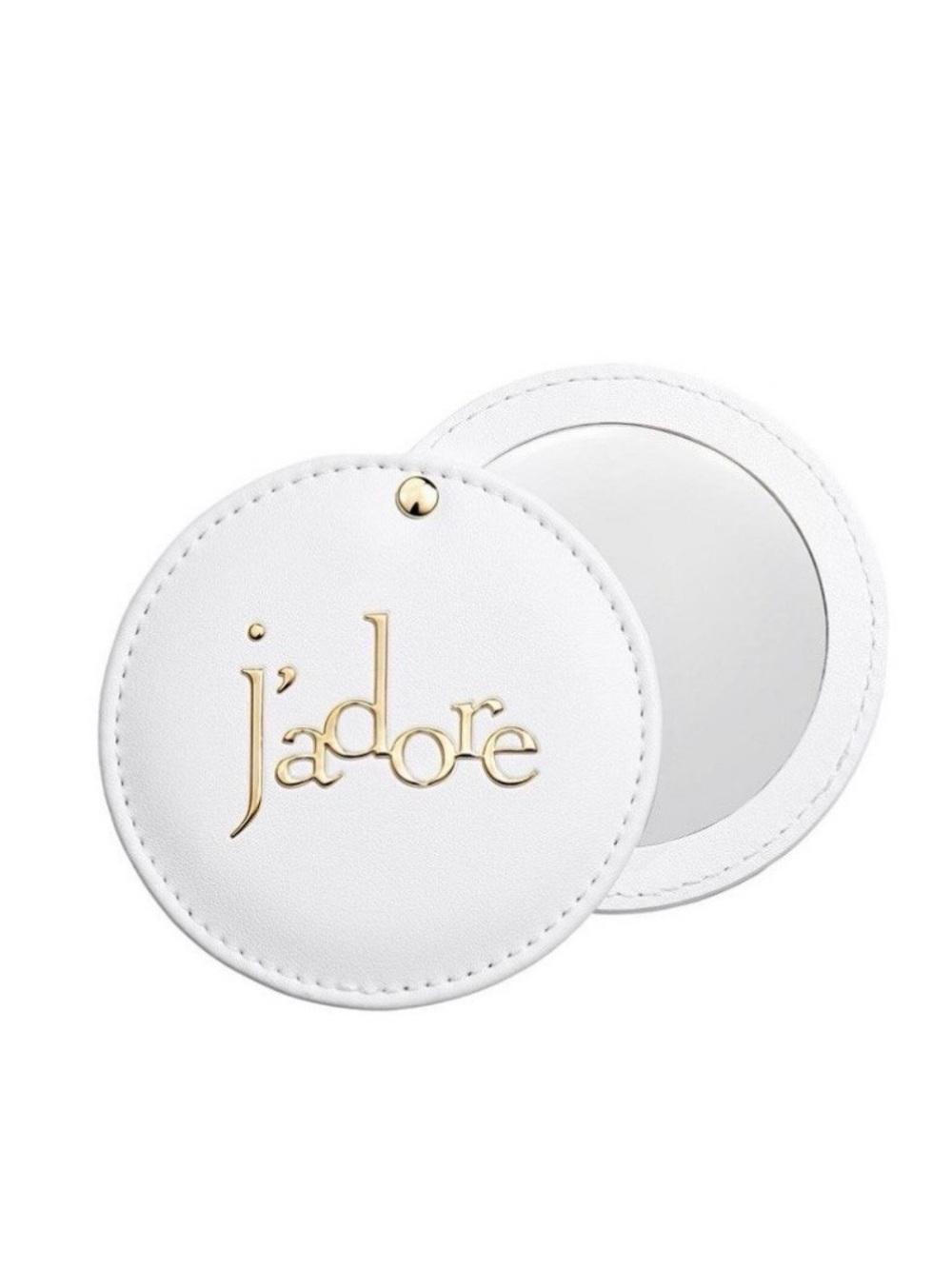Dior J'adore White Round Mirror Compact With Box